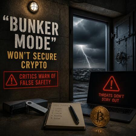 “Bunker Mode” Won’t Secure Crypto, Critics Warn of False Safety “bunker Mode” Won’t Secure Crypto, Critics Warn Of False Safety
