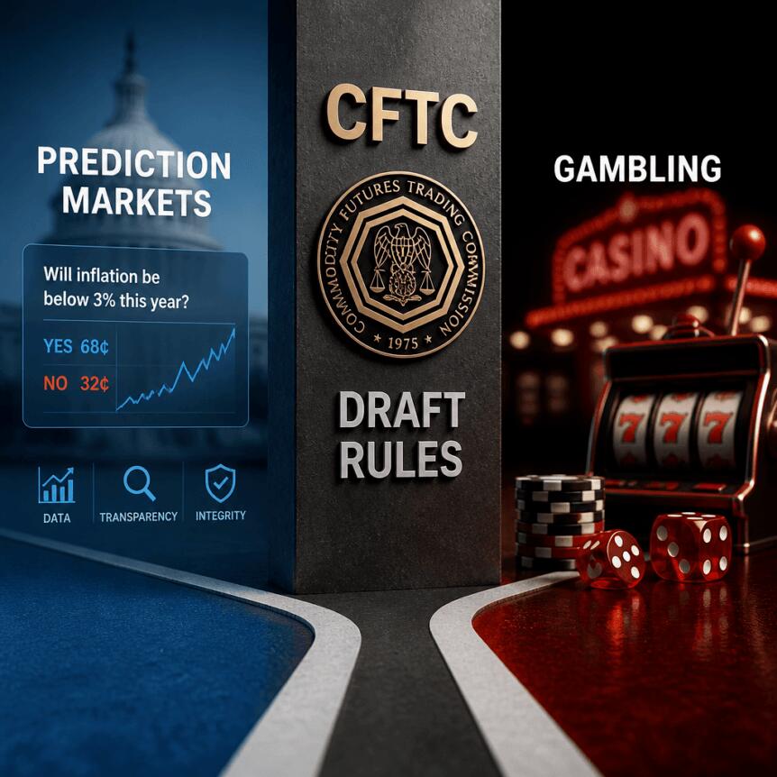 CFTC Draft Rules Target Separation of Prediction Markets From Gambling Cftc Draft Rules Target Separation Of Prediction Markets From Gambling