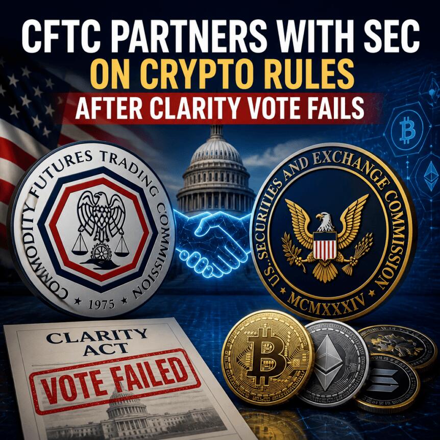 Cftc Partners With Sec On Crypto Rules After Clarity Vote Fails