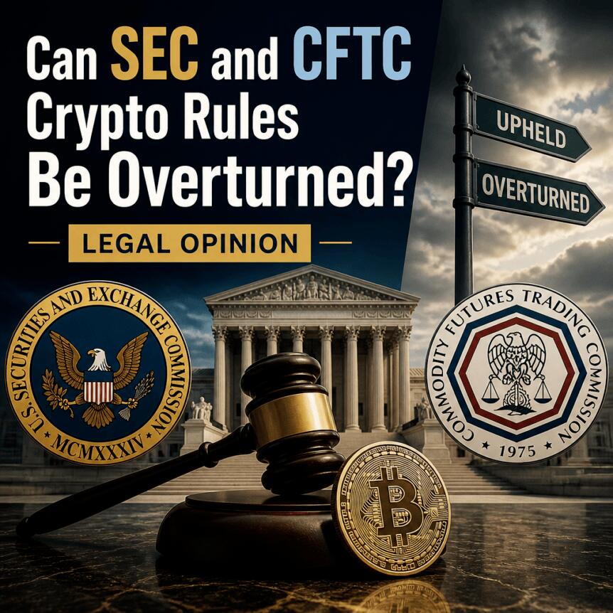 Can SEC and CFTC Crypto Rules Be Overturned? Legal Opinion Can Sec And Cftc Crypto Rules Be Overturned? Legal Opinion