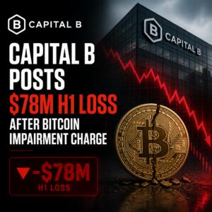 Capital B Posts $78m H1 Loss After Bitcoin Impairment Charge
