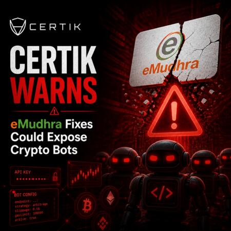 Certik Warns Emudhra Fixes Could Expose Crypto Bots