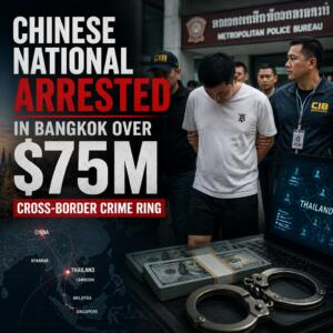 Chinese National Arrested in Bangkok Over $75M Cross-Border Crime Ring Chinese National Arrested In Bangkok Over $75m Cross-Border Crime Ring