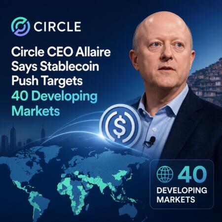 Circle CEO Allaire Says Stablecoin Push Targets 40 Developing Markets Circle Ceo Allaire Says Stablecoin Push Targets 40 Developing Markets