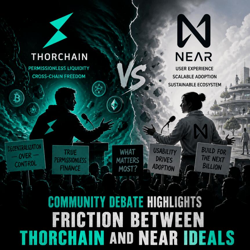 Community Debate Highlights Friction Between THORChain and NEAR Ideals Community Debate Highlights Friction Between Thorchain And Near Ideals