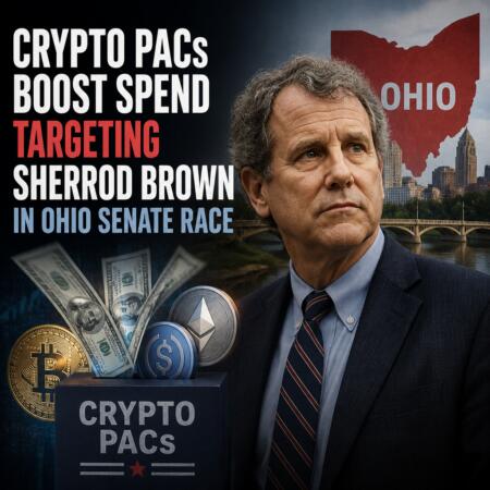 Crypto PACs Boost Spend Targeting Sherrod Brown in Ohio Senate Race Crypto Pacs Boost Spend Targeting Sherrod Brown In Ohio Senate Race
