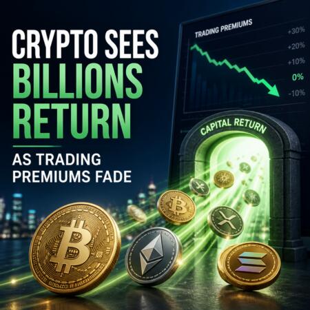 Crypto Sees Billions Return As Trading Premiums Fade