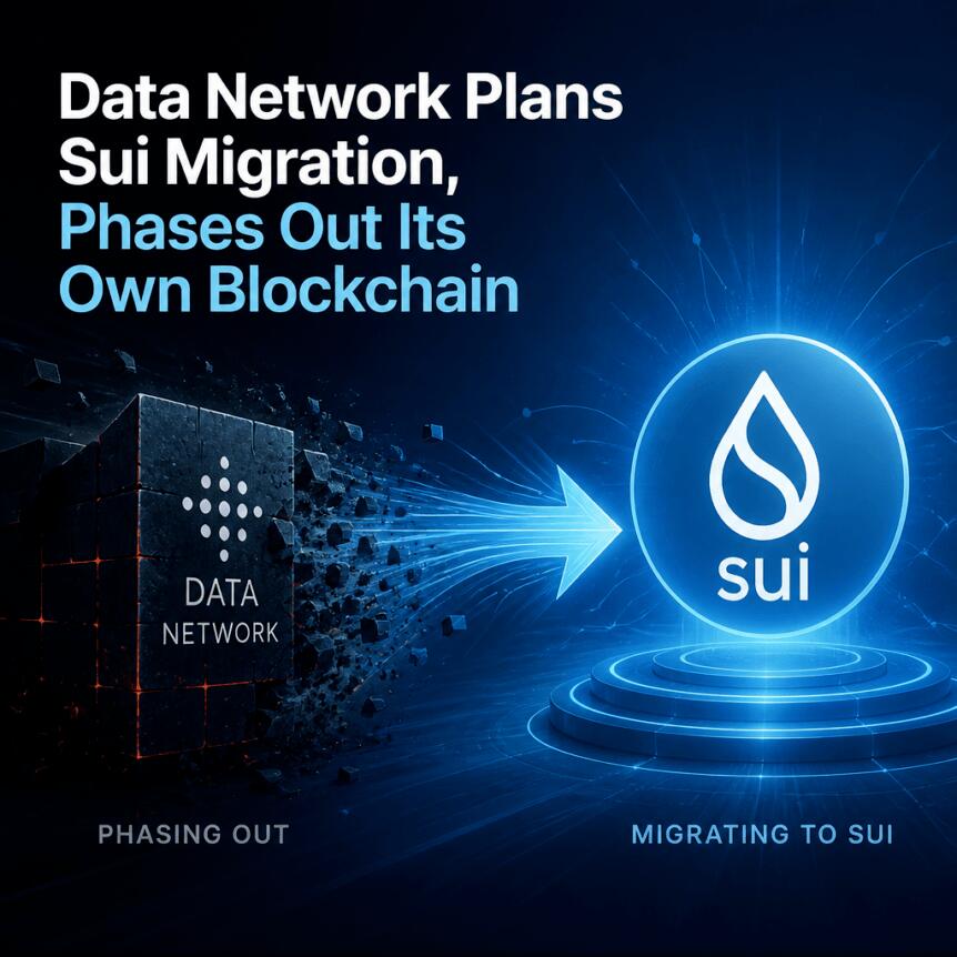 Data Network Plans Sui Migration, Phases Out Its Own Blockchain