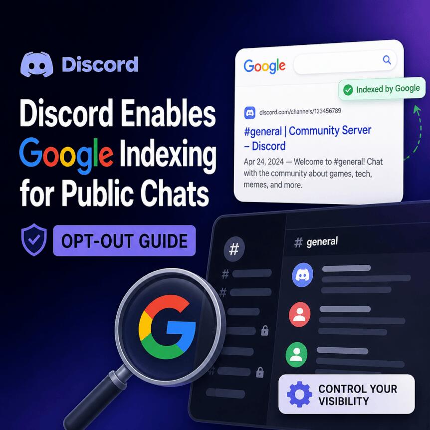 Discord Enables Google Indexing for Public Chats—Opt-Out Guide Discord Enables Google Indexing For Public Chats—opt-Out Guide