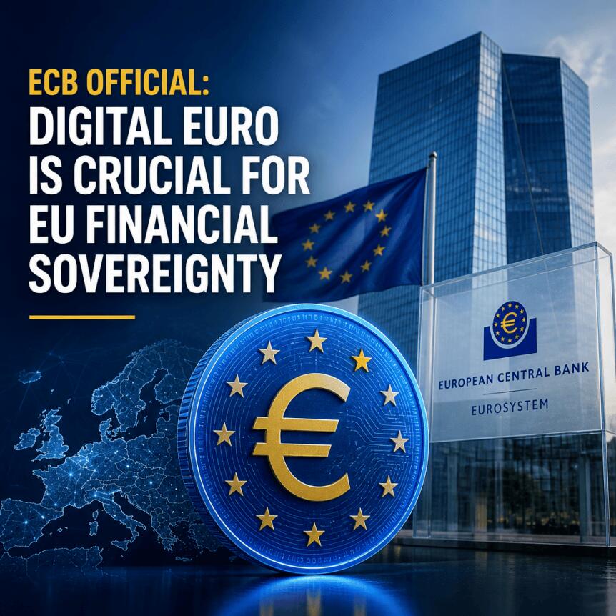 ECB Official: Digital Euro Is Crucial for EU Financial Sovereignty Ecb Official: Digital Euro Is Crucial For Eu Financial Sovereignty