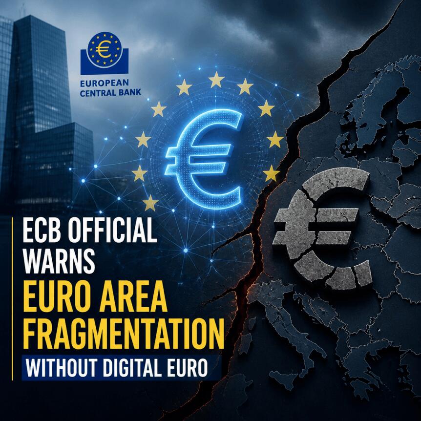 ECB Official Warns Euro Area Fragmentation Without Digital Euro Ecb Official Warns Euro Area Fragmentation Without Digital Euro