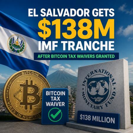El Salvador Gets $138m Imf Tranche After Bitcoin Tax Waivers Granted