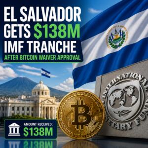 El Salvador Gets $138M IMF Tranche After Bitcoin Waiver Approval El Salvador Gets $138m Imf Tranche After Bitcoin Waiver Approval