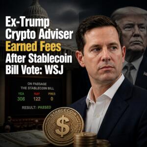 Ex-Trump Crypto Adviser Earned Fees After Stablecoin Bill Vote: Wsj