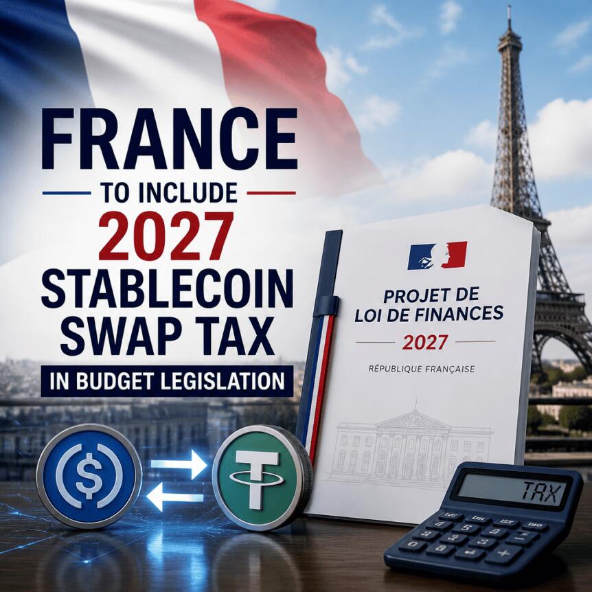 France to include 2027 stablecoin swap tax in budget legislation France To Include 2027 Stablecoin Swap Tax In Budget Legislation