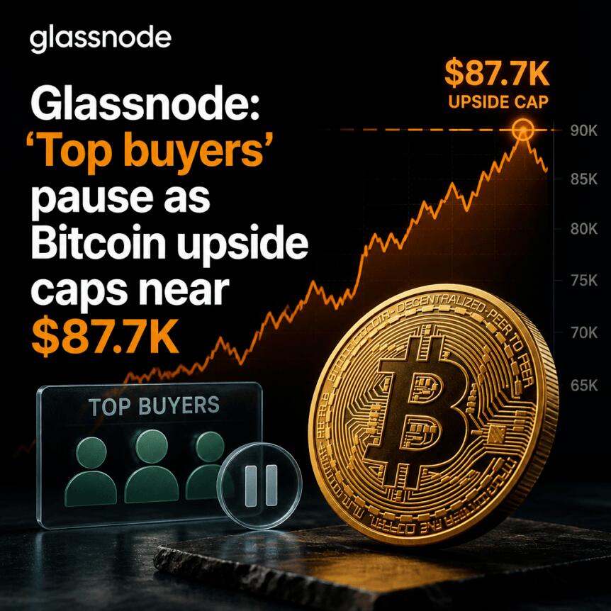 Glassnode: ‘top Buyers’ Pause As Bitcoin Upside Caps Near $87.7k