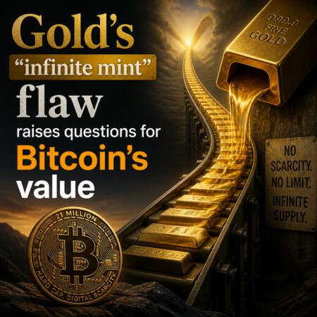 Gold’s “infinite Mint” Flaw Raises Questions For Bitcoin’s Value