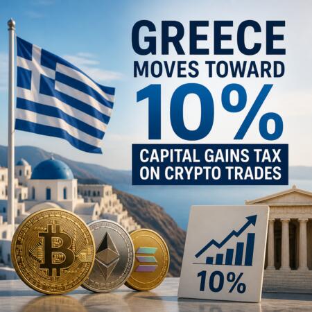 Greece Moves Toward 10% Capital Gains Tax On Crypto Trades