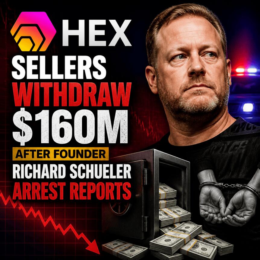 Hex Sellers Withdraw $160m After Founder Richard Schueler Arrest Reports