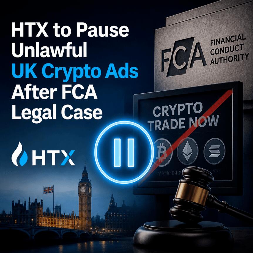 Htx To Pause Unlawful Uk Crypto Ads After Fca Legal Case