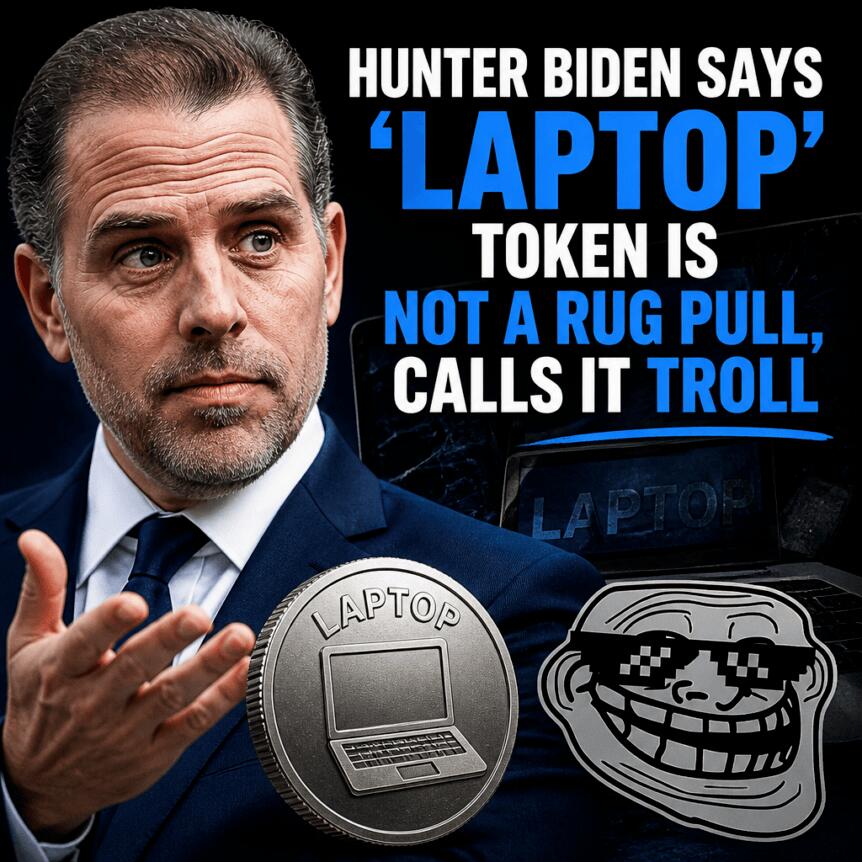 Hunter Biden Says ‘LAPTOP’ Token Is Not a Rug Pull, Calls It Troll Hunter Biden Says ‘laptop’ Token Is Not A Rug Pull, Calls It Troll