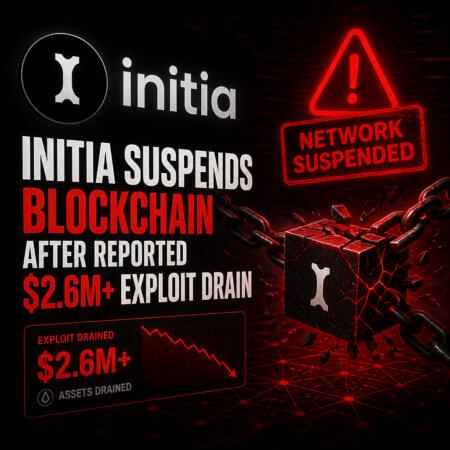 Initia Suspends Blockchain After Reported $2.6m+ Exploit Drain