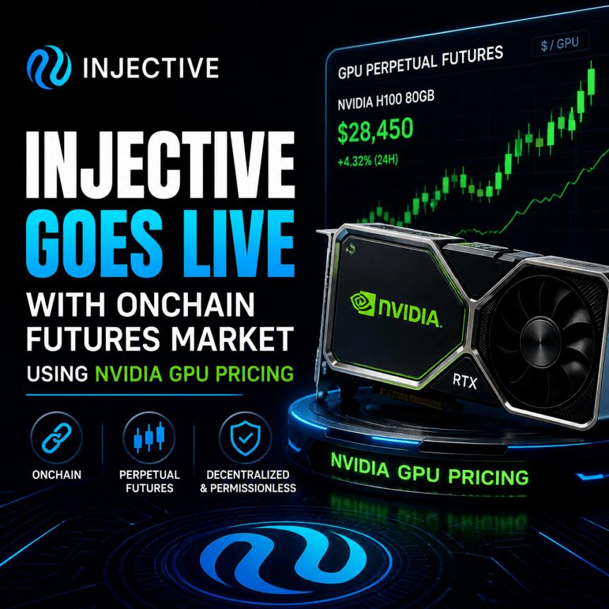 Injective Goes Live With Onchain Futures Market Using Nvidia GPU Pricing Injective Goes Live With Onchain Futures Market Using Nvidia Gpu Pricing