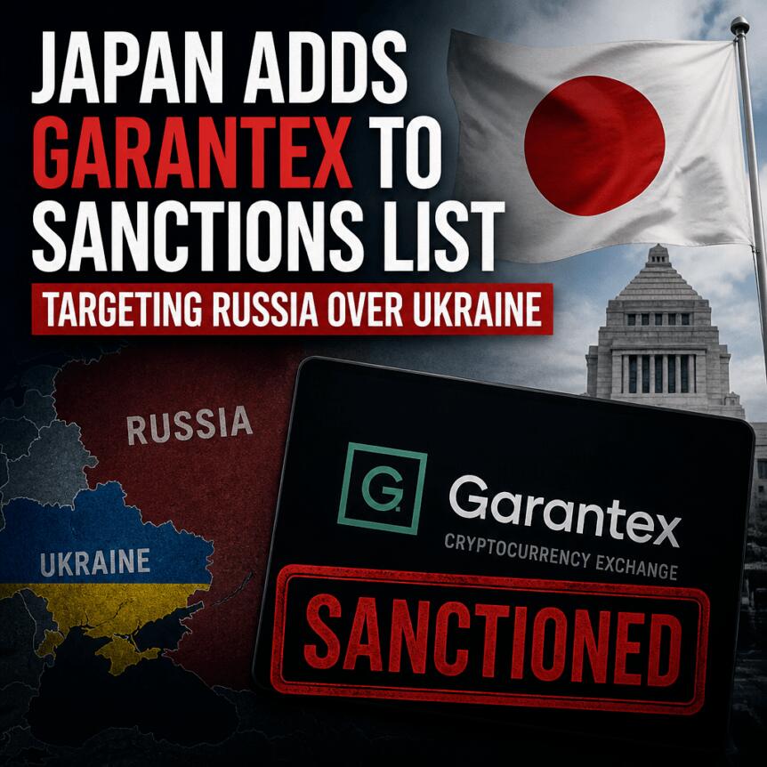 Japan Adds Garantex To Sanctions List Targeting Russia Over Ukraine