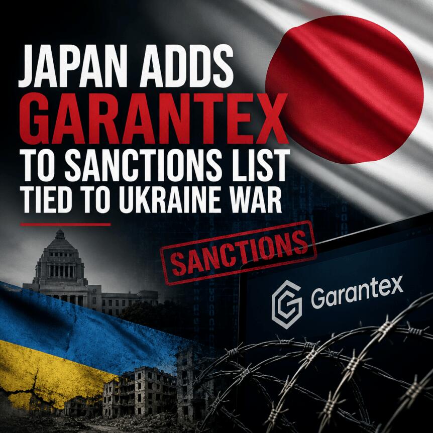 Japan Adds Garantex to Sanctions List Tied to Ukraine War Japan Adds Garantex To Sanctions List Tied To Ukraine War