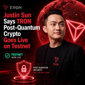 Justin Sun Says TRON Post-Quantum Crypto Goes Live on Testnet Justin Sun Says Tron Post-Quantum Crypto Goes Live On Testnet