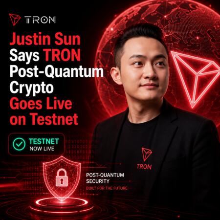 Justin Sun Says TRON Post-Quantum Crypto Goes Live on Testnet Justin Sun Says Tron Post-Quantum Crypto Goes Live On Testnet