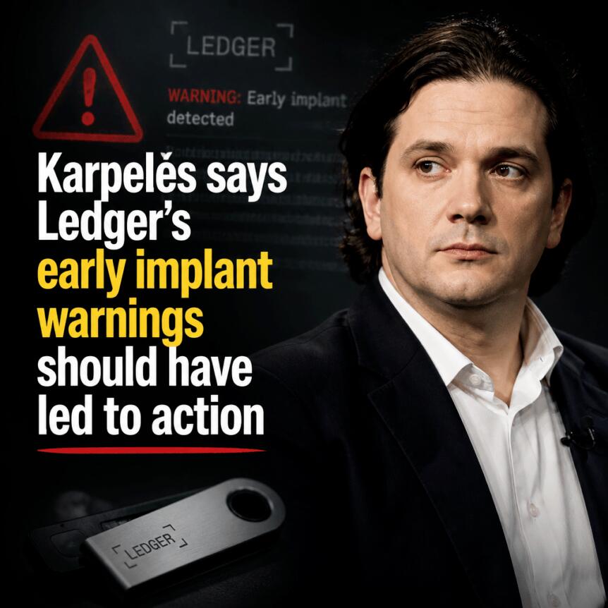Karpelès Says Ledger’s Early Implant Warnings Should Have Led To Action