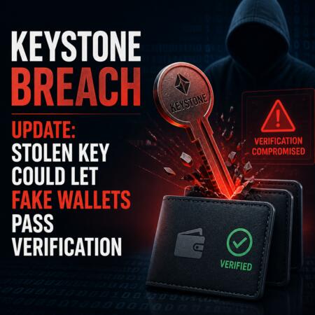 Keystone Breach Update: Stolen Key Could Let Fake Wallets Pass Verification Keystone Breach Update: Stolen Key Could Let Fake Wallets Pass Verification