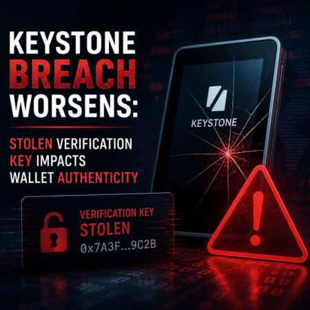 Keystone Breach Worsens: Stolen Verification Key Impacts Wallet Authenticity Keystone Breach Worsens: Stolen Verification Key Impacts Wallet Authenticity