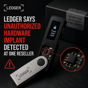 Ledger Says Unauthorized Hardware Implant Detected at One Reseller Ledger Says Unauthorized Hardware Implant Detected At One Reseller