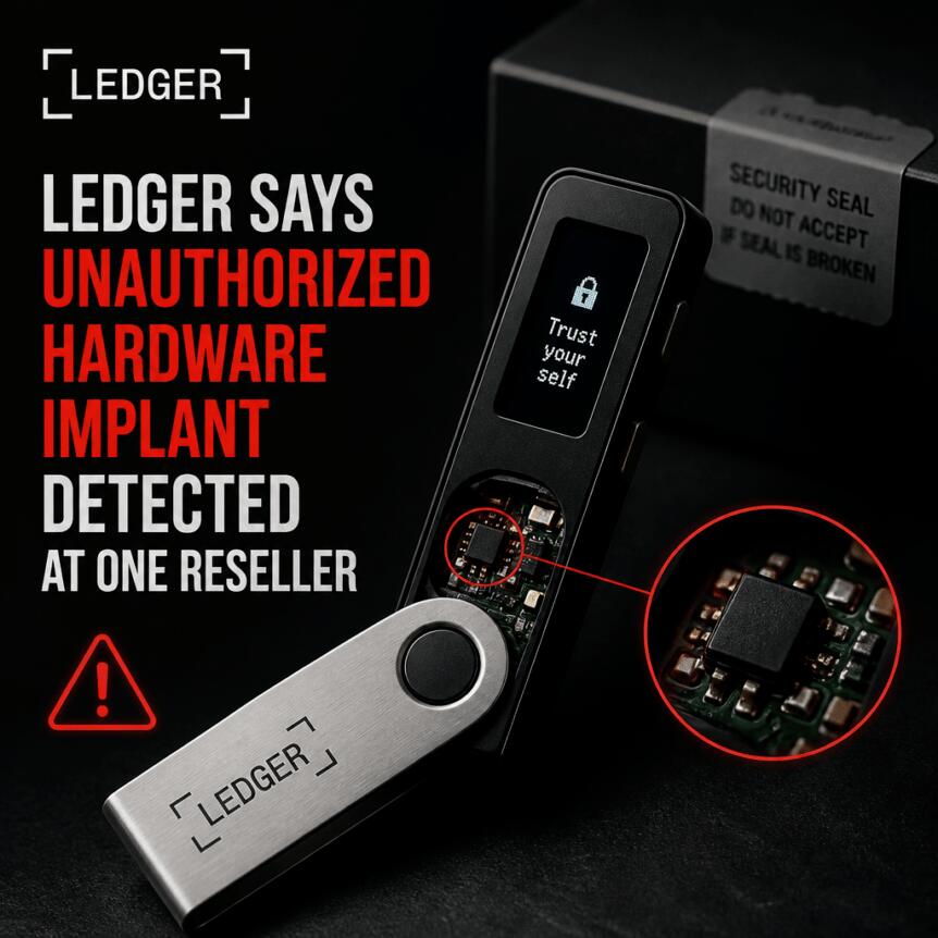 Ledger Says Unauthorized Hardware Implant Detected at One Reseller Ledger Says Unauthorized Hardware Implant Detected At One Reseller