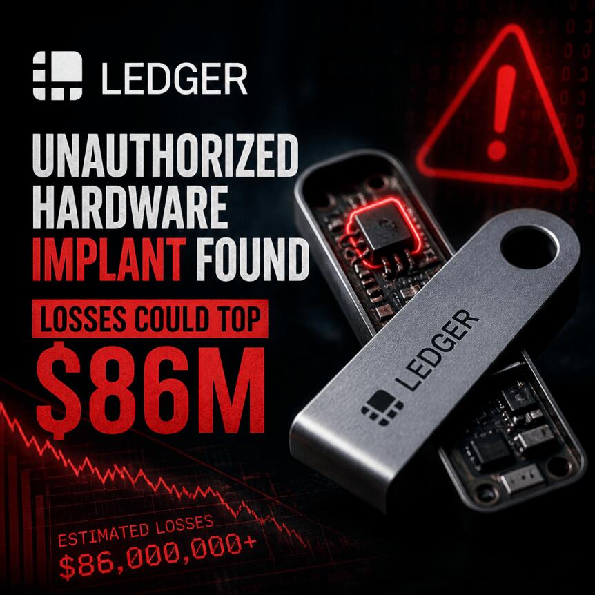 Ledger Says Unauthorized Hardware Implant Found, Losses Could Top $86M Ledger Says Unauthorized Hardware Implant Found, Losses Could Top $86m