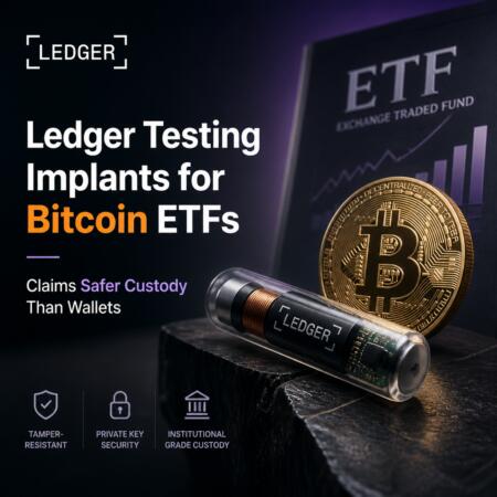Ledger Testing Implants for Bitcoin ETFs, Claims Safer Custody Than Wallets Ledger Testing Implants For Bitcoin Etfs, Claims Safer Custody Than Wallets