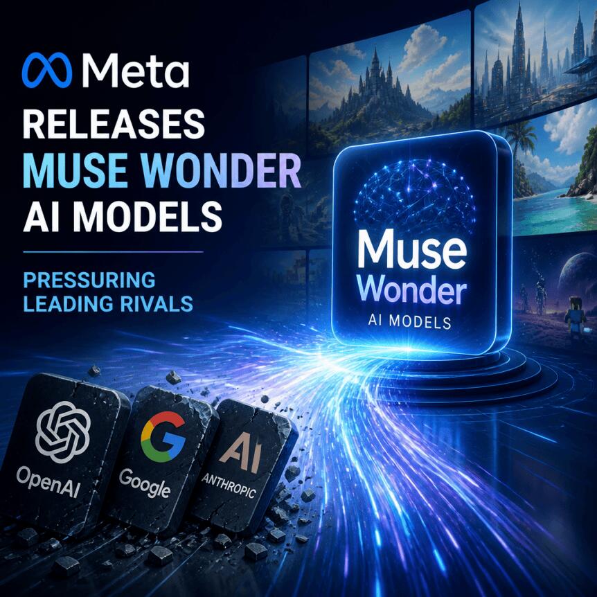 Meta Releases Muse Wonder AI Models, Pressuring Leading Rivals Meta Releases Muse Wonder Ai Models, Pressuring Leading Rivals