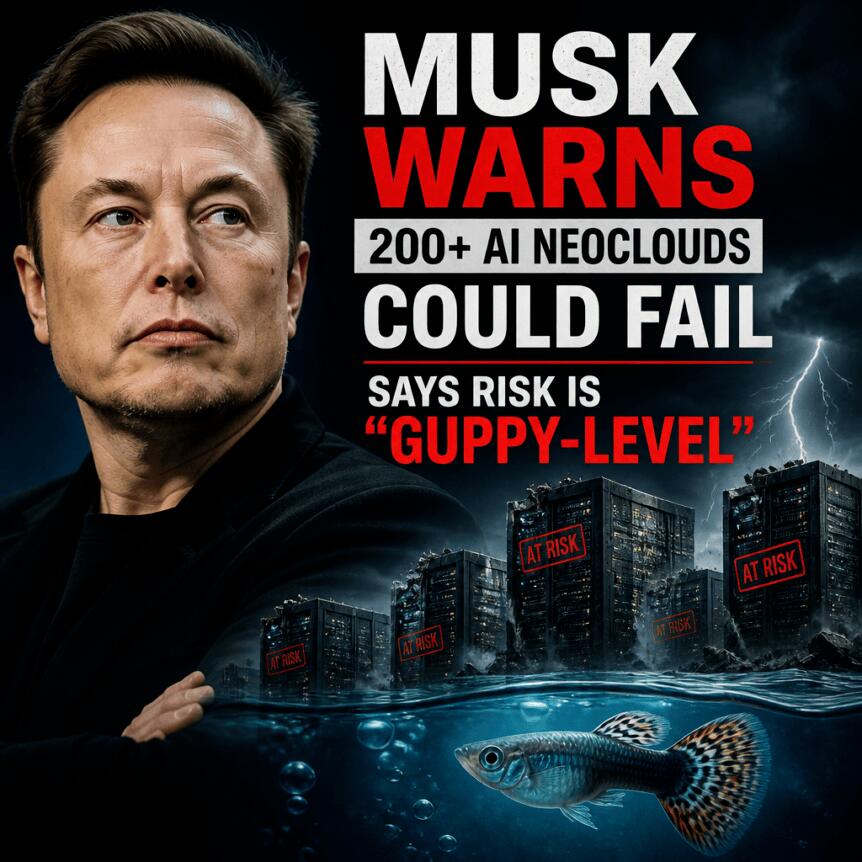 Musk Warns 200+ AI Neoclouds Could Fail, Says Risk Is “Guppy-Level” Musk Warns 200+ Ai Neoclouds Could Fail, Says Risk Is “guppy-Level”