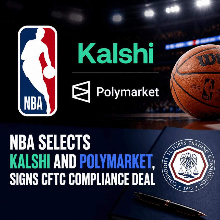 NBA Selects Kalshi and Polymarket, Signs CFTC Compliance Deal Nba Selects Kalshi And Polymarket, Signs Cftc Compliance Deal