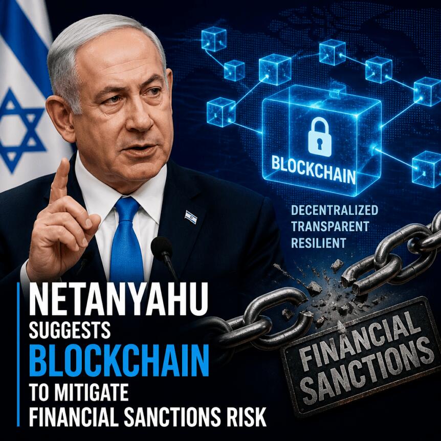 Netanyahu Suggests Blockchain to Mitigate Financial Sanctions Risk Netanyahu Suggests Blockchain To Mitigate Financial Sanctions Risk
