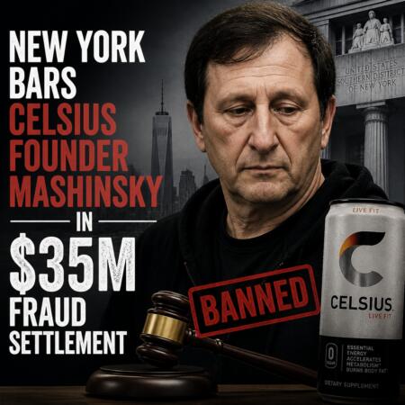 New York Bars Celsius Founder Mashinsky In $35m Fraud Settlement