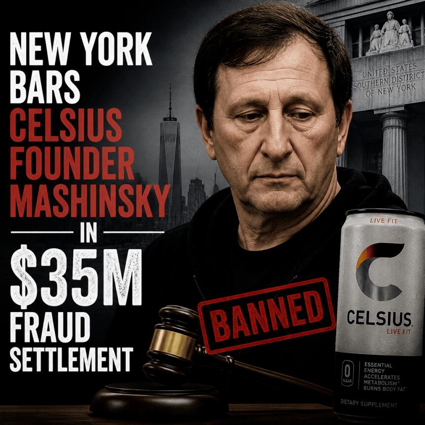 New York Bars Celsius Founder Mashinsky in $35M Fraud Settlement New York Bars Celsius Founder Mashinsky In $35m Fraud Settlement