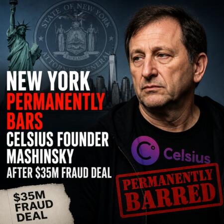 New York Permanently Bars Celsius Founder Mashinsky After $35m Fraud Deal