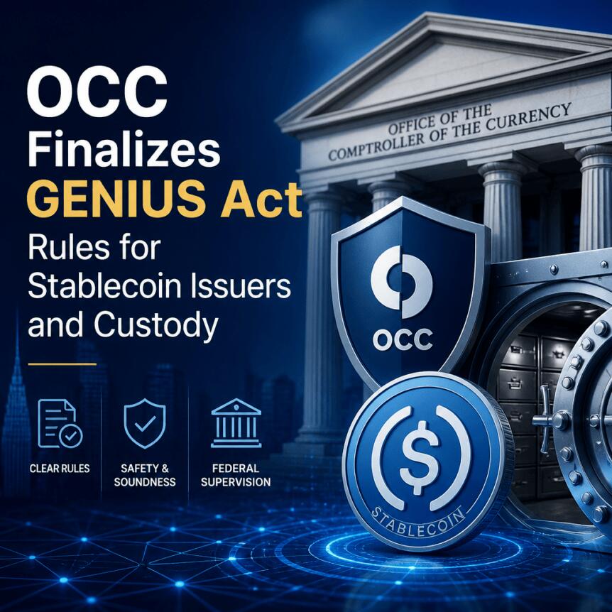Occ Finalizes Genius Act Rules For Stablecoin Issuers And Custody