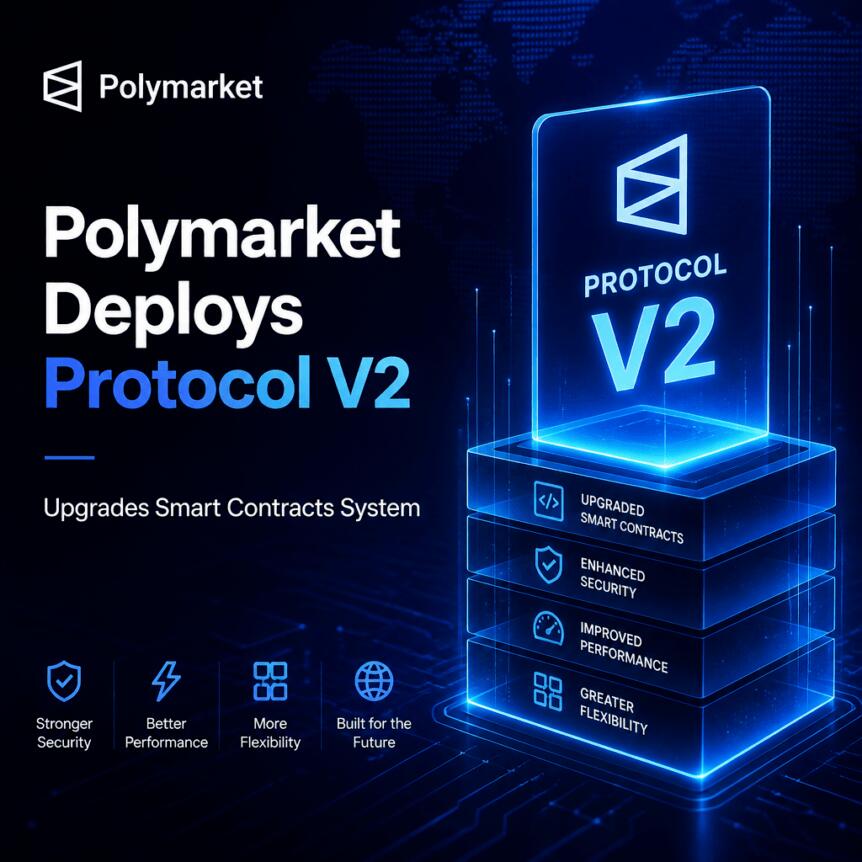 Polymarket Deploys Protocol V2, Upgrades Smart Contracts System Polymarket Deploys Protocol V2, Upgrades Smart Contracts System