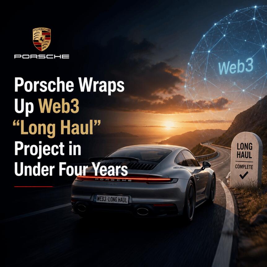 Porsche Wraps Up Web3 “Long Haul” Project in Under Four Years Porsche Wraps Up Web3 “long Haul” Project In Under Four Years