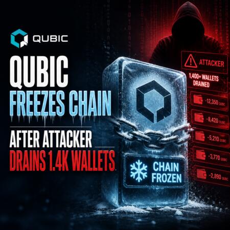 Qubic Freezes Chain After Attacker Drains 1.4K Wallets Qubic Freezes Chain After Attacker Drains 1.4k Wallets