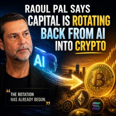 Raoul Pal Says Capital Is Rotating Back From AI Into Crypto Raoul Pal Says Capital Is Rotating Back From Ai Into Crypto